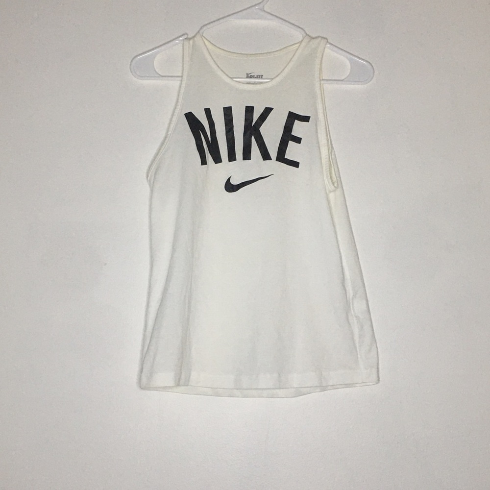 Nike athletic fit, white, dri-fit, size-XS